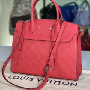 LOUIS VUITTON Authentic Pont Neuf MM Empreinte Leather Shoulder Bag