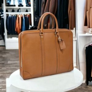 LOUIS VUITTON Porte Voyage Leather Briefcase Attache $5500