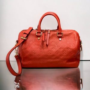 LOUIS VUITTON 100% Authentic Speedy 30 Bandouliere Empreinte Orient Handbag LV