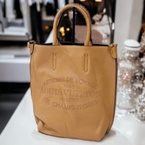 LOUIS VUITTON Flore MM Tote Large Full Leather Handbag