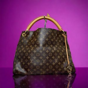 LOUIS VUITTON Artsy MM Monogram Authentic Hobo Shoulder Tote Shopper + Dust Bag