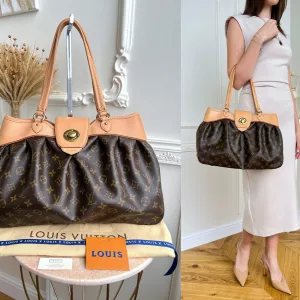 LOUIS VUITTON Authentic Boetie MM Monogram Shoulder Canvas Handbag MI1039