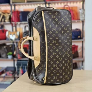 LOUIS VUITTON Damier  19" Rolling Wheel Luggage Carry On Travel Duffle Bag