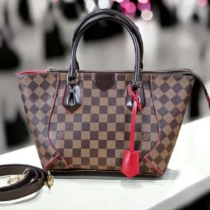 LOUIS VUITTON Damier Ebene  Tote Shoulder Bag Box Dust Bag LKNew