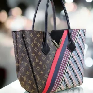 LOUIS VUITTON Limited Edition Kimono Monogram Leather Handbag Tote Satchel Bag