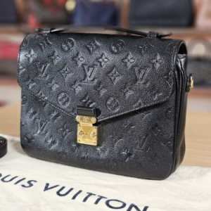 LOUIS VUITTON Metis Black Crossbody Pochette Monogram Empreinte Leather Handbag