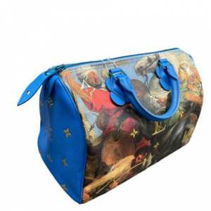 LOUIS VUITTON x Jeff Koons Rubens Masters Collection Speedy 30 Leather Bag +Box