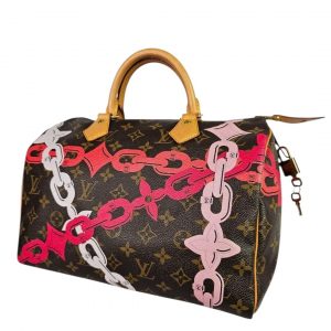 Louis Vuitton Speedy 30 Chain Rose Ballerine
