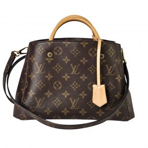 LOUIS VUITTON Montaigne BB Small Monogram Bag 2 Way Shoulder Strap Crossbody LV