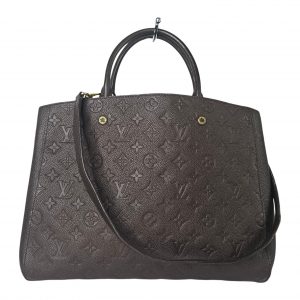 LOUIS VUITTON Montaigne GM Terre Brown Monogram LV Bag Shoulder 2 Way Large Tote