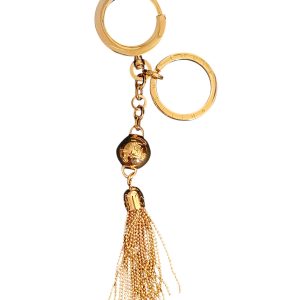 Louis Vuitton Porte Cles Tassel Swing Bag Charm & Key Holder Gold Monogram