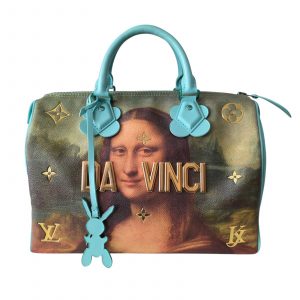 LOUIS VUITTON Speedy X Jeff KOONS Da Vinci Mona Lisa MASTERS Collection